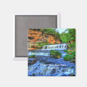 Aimant Wisconsin, Willow River State Park, (Recto/Verso)