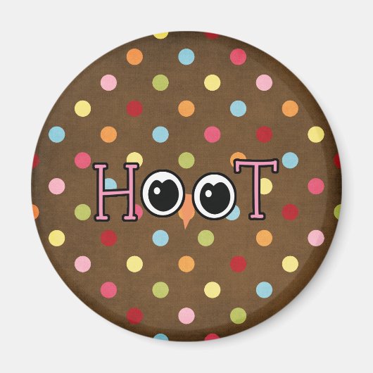 Aimant Wise Owl Hoot (Devant)