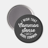 Aimant Wish That Common Sense (Recto/Verso)