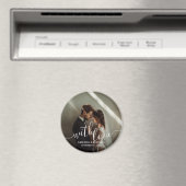 Aimant 'With Love' Photo personnalisée Mariage Faveur (In Situ (Lave-vaisselle))