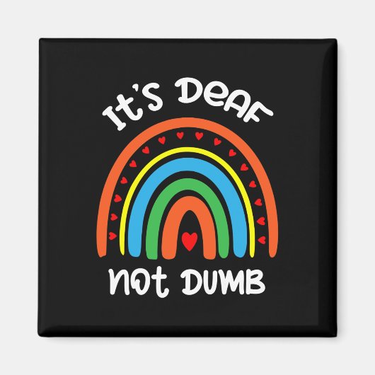 Aimant Without Hearing - Deaf - Unable To Hear - Deaf Awa (Devant)