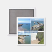 Aimant WLS004 GOWER Peninsula Mumbles, Pays de Galles, Fr (Recto/Verso)