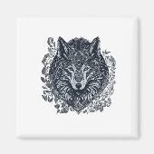 Aimant Wolf Cubism (Devant)