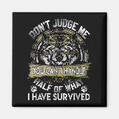 Aimant Wolf Dont Judge Me You Cant Handle  (Devant)