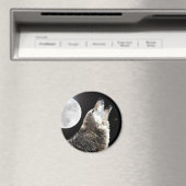 Aimant Wolf & Moon (In Situ (Lave-vaisselle))