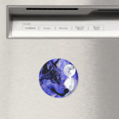 Aimant Wolf & Moon (In Situ (Lave-vaisselle))