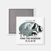 Aimant Wolf Shadow Matching (Recto/Verso)