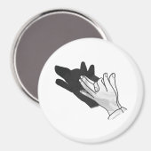 Aimant Wolf Silhouette (Recto/Verso)