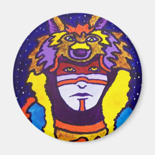 Aimant Wolf Walking par Piliero