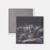 Aimant Wolf Wolf Wolf (Recto/Verso)