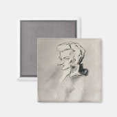 Aimant Wolfgang Amadeus Mozart (Recto/Verso)