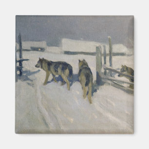Aimant Wolfs, la nuit d'hiver, c.1910