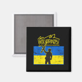 Aimant Wolverines d'Ukraine (Recto/Verso)