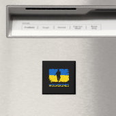 Aimant Wolverines Support Ukraine Support Ukraine Stand W (In Situ (Lave-vaisselle))