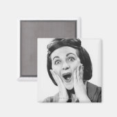 Aimant Woman Making Face (Recto/Verso)