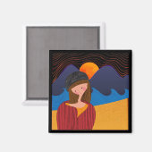 Aimant Woman News (Recto/Verso)