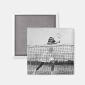 Aimant Woman playing tennis (Recto/Verso)