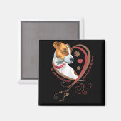 Aimant Womans Jack Russell Terrier Shirt Parson Russell T (Recto/Verso)