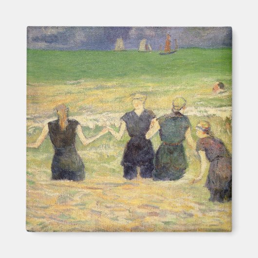 Aimant Women Bathing Dieppe by Paul Gauguin (Devant)