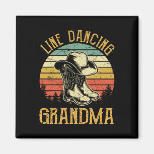 Aimant Women Line Dance Grandma Danseuse Danse Pays Mu