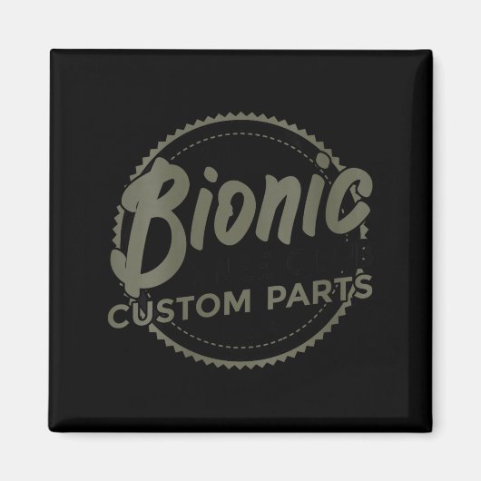 Aimant Womens Bionic Knee Club Parts Funny Knee Replaceme (Devant)