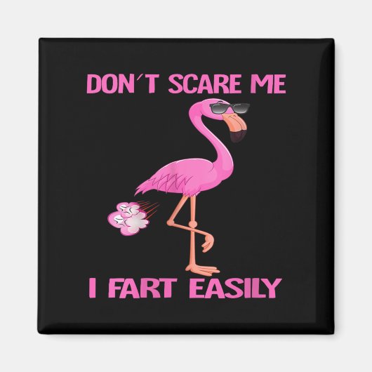 Aimant Womens Cute Don't E Me I Fart Easy Fart Joke Flami (Devant)