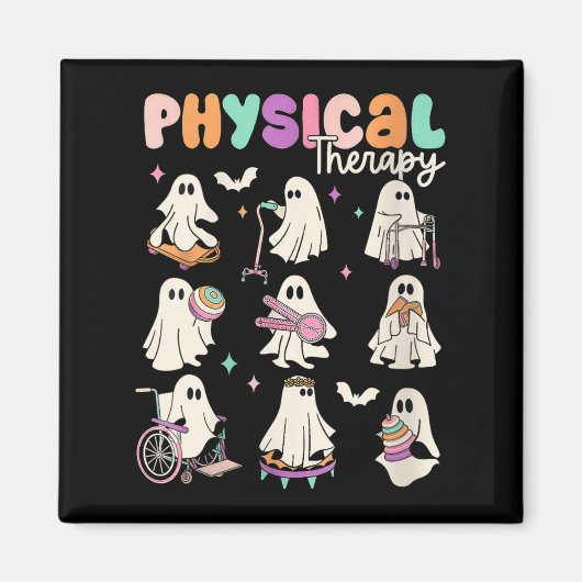 Aimant Womens Cute Ghost Physical Therapy Pt Physical The (Devant)