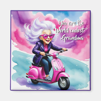 Aimant Women's Day Card - Funny Caricature 2 + your text