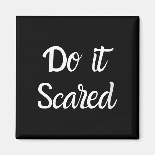 Aimant Womens Do It Ed Insres Courage Motivational V-neck (Devant)