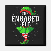 Aimant Womens Engaged Elf Christmas Girls Women Elf Squad (Devant)