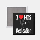 Aimant Women's Funny Valentine's Day Couple Matching I Lo (Recto/Verso)