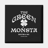 Aimant Womens Green Monsta Funny Boston M New England Srt (Devant)