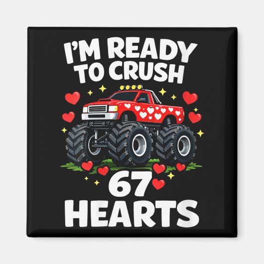 Aimant Women's I'm Ready To Crush 67 Hearts Truck Valenti (Devant)