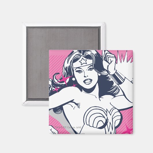 Aimant Wonder Woman Force & Power (Recto/Verso)