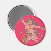 Aimant Wonder Woman Freedom Fighter (Recto/Verso)