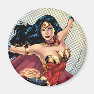 Aimant Wonder Woman Portant Cape