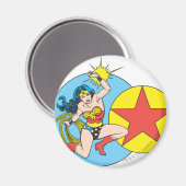 Aimant Wonder Woman Red Star (Recto/Verso)