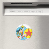Aimant Wonder Woman Red Star (In Situ (Lave-vaisselle))