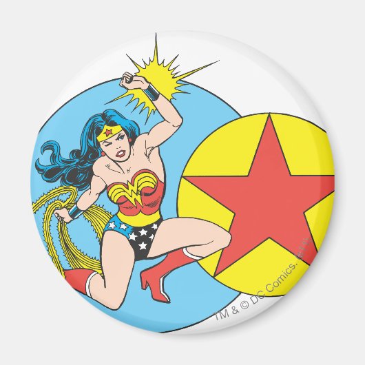 Aimant Wonder Woman Red Star (Devant)