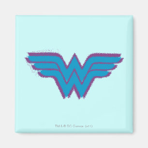Aimant Wonder Woman Spray Paint Logo