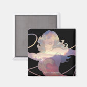 Aimant Wonder Woman Sunset Sky Silhouette (Recto/Verso)