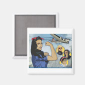 Aimant Wonder Women of Aviation Pin (Recto/Verso)