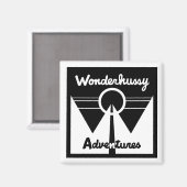 Aimant Wonderhussy Adventures Black & White Spotlight (Recto/Verso)