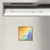 Aimant Wonderland Rabbit Enregistrer le Baby shower Date (In Situ (Lave-vaisselle))