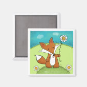 Aimant Woodland Fox Little Love for You (Recto/Verso)