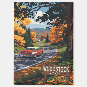 Aimant Woodstock Vermont Travel