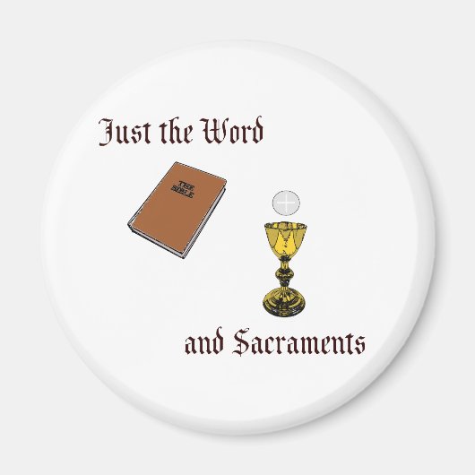 Aimant Word et sacrements (Devant)