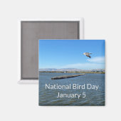 Aimant World2Celebrate : Journée nationale des oiseaux (Recto/Verso)