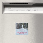 Aimant World2Celebrate : World Snowman Day (In Situ (Lave-vaisselle))