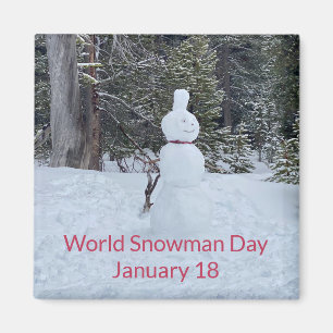 Aimant World2Celebrate : World Snowman Day